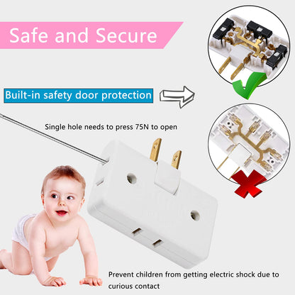 2025-180 Degrees Rotatable Socket Converter